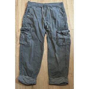 Standard James Perse Women's Gray Jogger Pants Cargo Cuffed Casual - Size 1/S